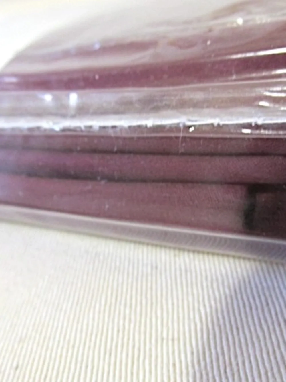 Burgundy 600 Thread Count Cotton Sateen Pillowcases, NWOT